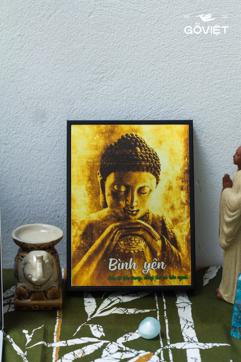 Tranh canvas Phật A Di Đà